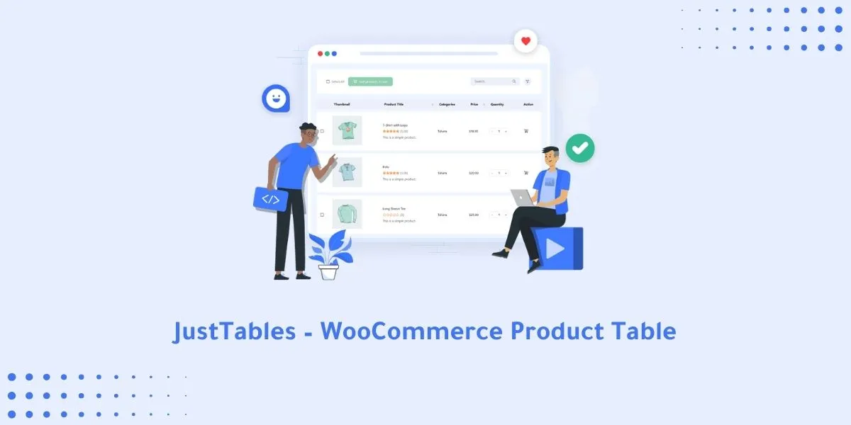 JustTables - WooCommerce Product Table